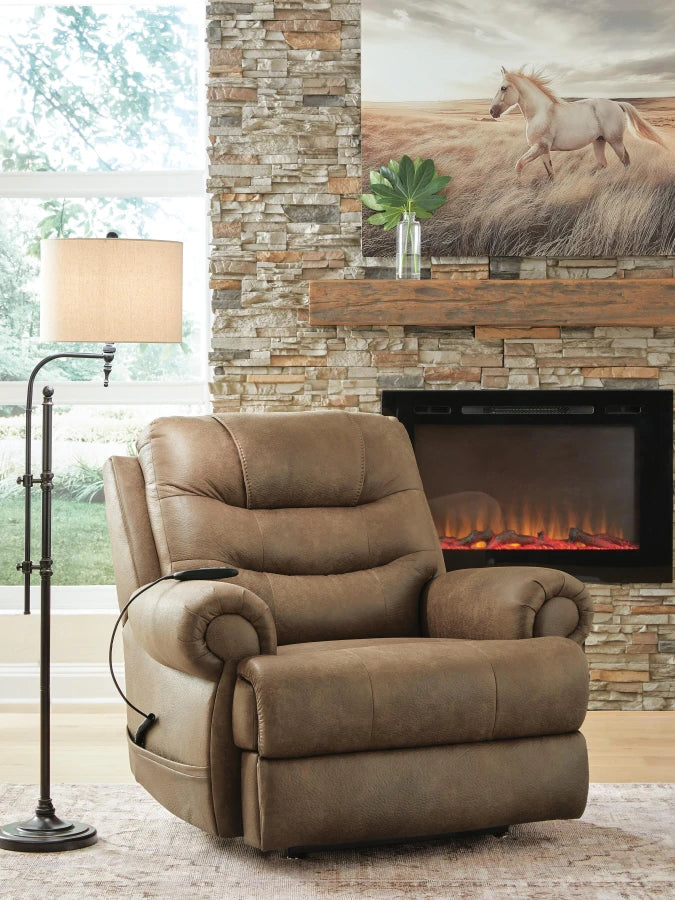 Created Comfort 180kg Capacity Power Lift Recliner – Earth