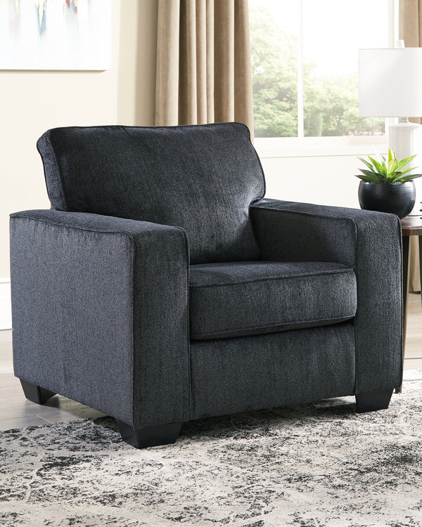 Altari Armchair in Slate Fabric