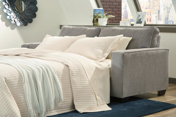 Altari 3-Seater Queen Sofa Sleeper in Alloy Fabric