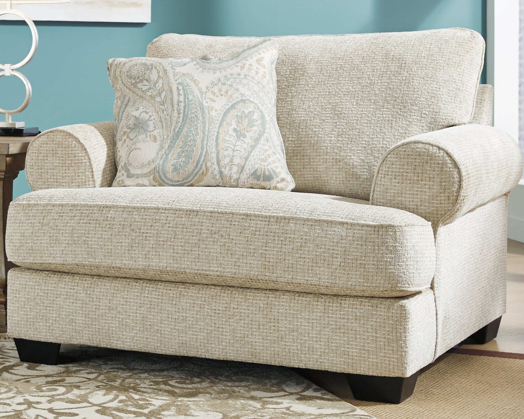 Monaghan Oversized Chair in Sandstone