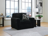 Midnight-Madness Oversized Chair – Onyx