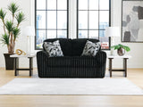 Midnight-Madness Loveseat – Onyx