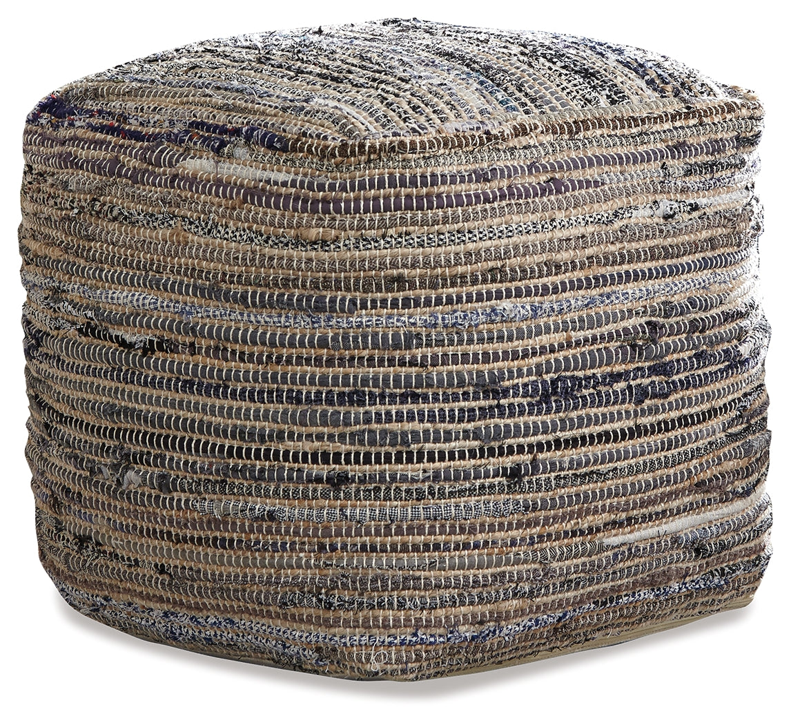 Absalom Pouf Denim