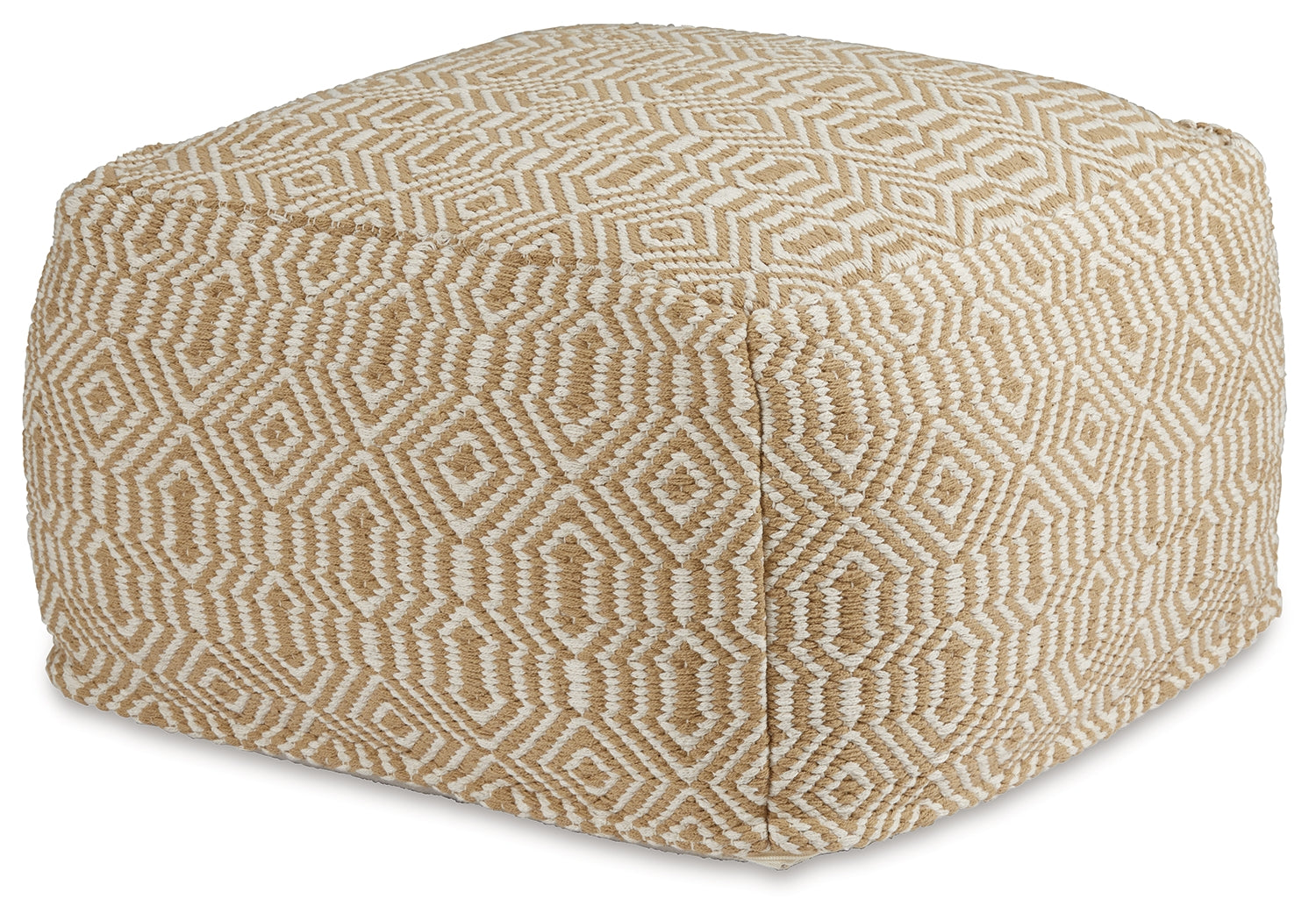 Adamont Pouf Tan/Ivory