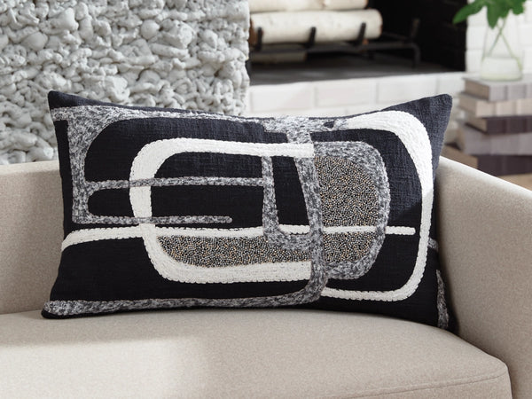 Gavrileigh Embroidered Abstract Accent Pillow