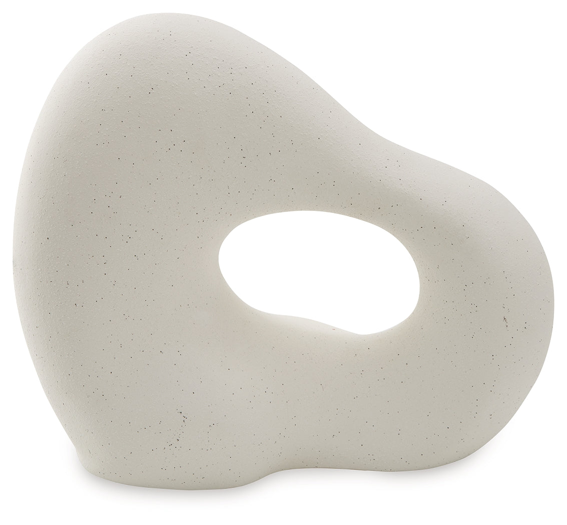Arthrow Ceramic Sculpture – Off White Sand Finish