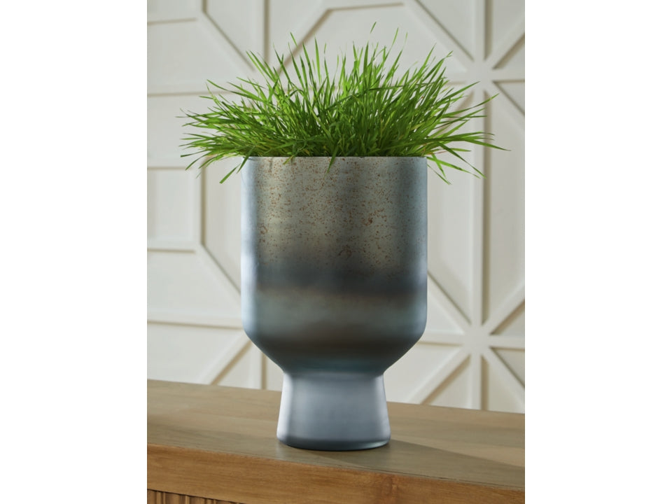 Pennmore Glass Vase – Antique Blue