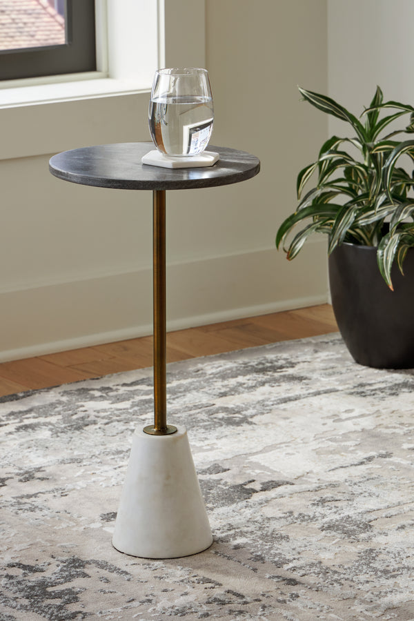 Caramont Metal & Marble Side Table