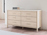 Cadmori 6 Drawer Dresser – Natural
