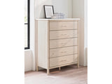 Cadmori 5 Drawer Tallboy – Natural