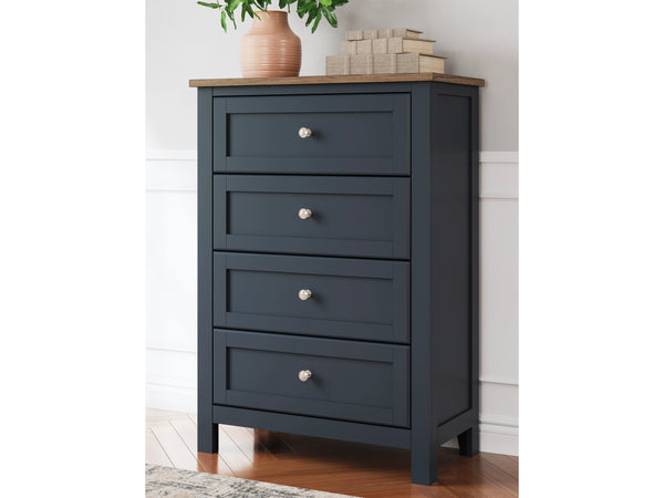 Landocken 4-Drawer Two-Tone Chest