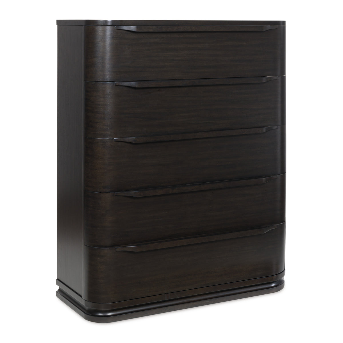 Ember Road 5 Drawer Tallboy – Black