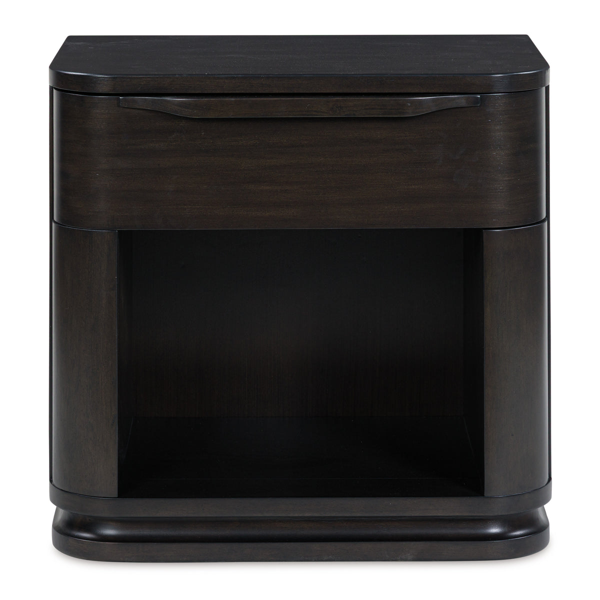 Ember Road 1 Drawer Bedside Table – Black