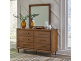 Lyncott 6 Drawer Dresser and Mirror
