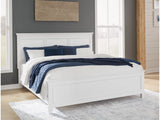 Fortman Full Panel Bed Frame – White