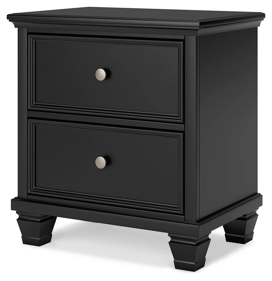Lanolee Bedside Table – Black