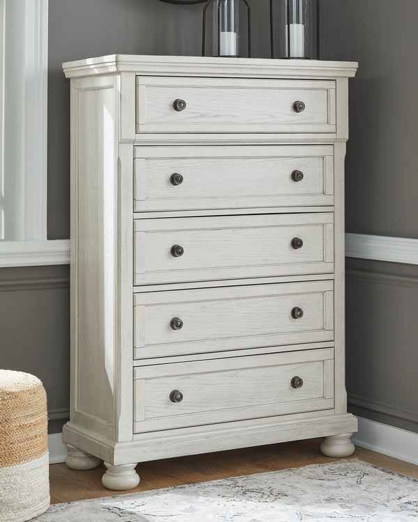 Robbinsdale 5 Drawer Chest – Antique White