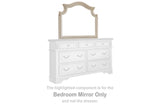 Realyn Bedroom Mirror – Two-Tone French Cottage Style