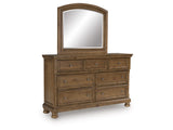 Vandenmore 7 Drawer Dresser & Mirror