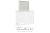 Havalance Bedroom Mirror – Two-Tone Frame for Dresser