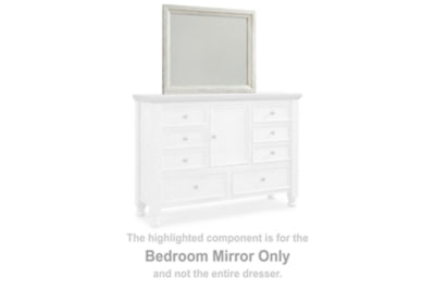 Havalance Bedroom Mirror – Two-Tone Frame for Dresser