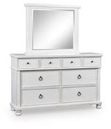 Chadworth Dresser with Mirror – Antique White