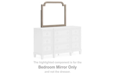 Jorlaina Bedroom Mirror - Light Grayish Brown