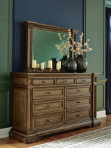 Channley Dresser and Mirror - Brown