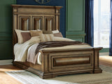 Channley Panel Bed - Brown