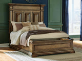 Channley Panel Storage Bed - Brown