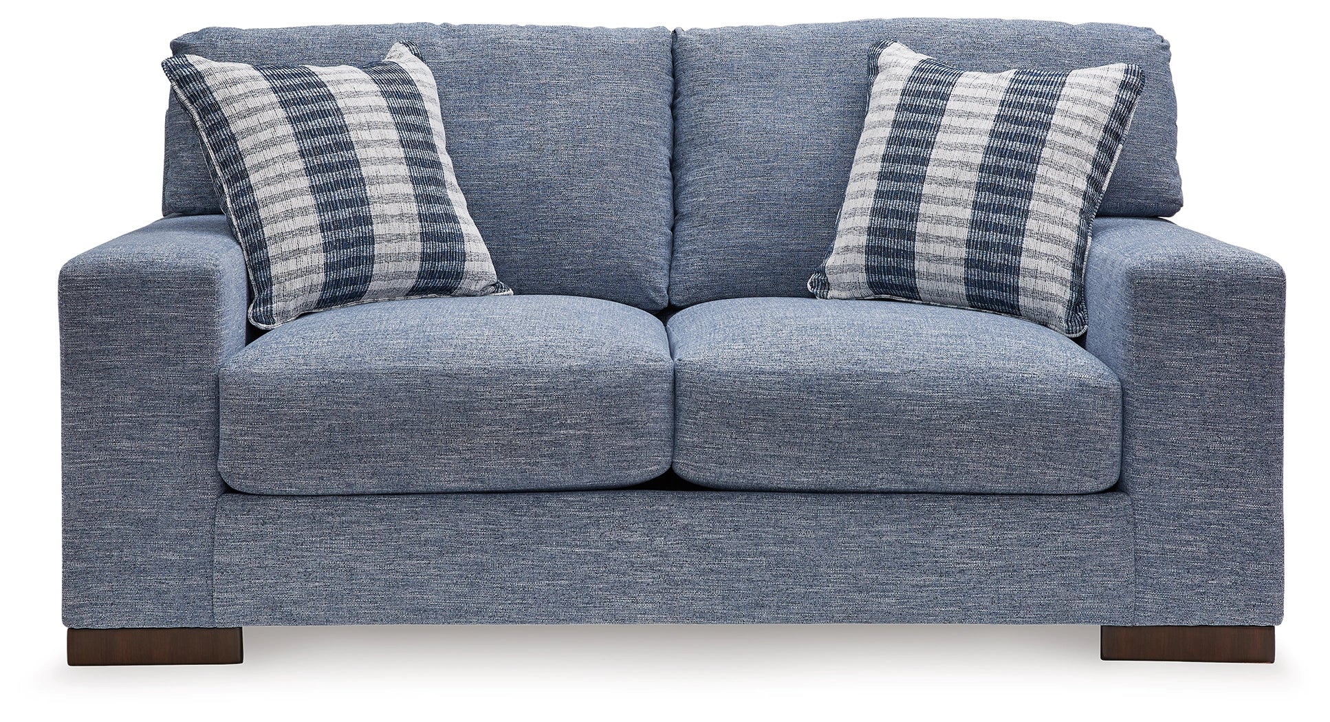 Belvoir 2 Seater Loveseat Sofa Denim Fabric