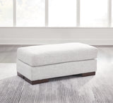 Belvoir Ottoman Snow Fabric