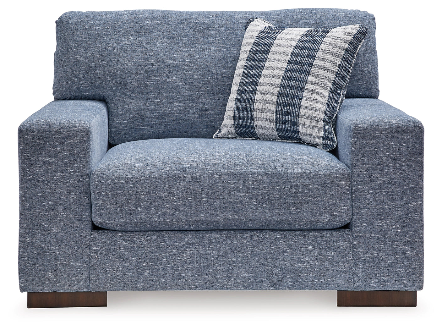Belvoir Oversized Sofa Chair Denim Fabric