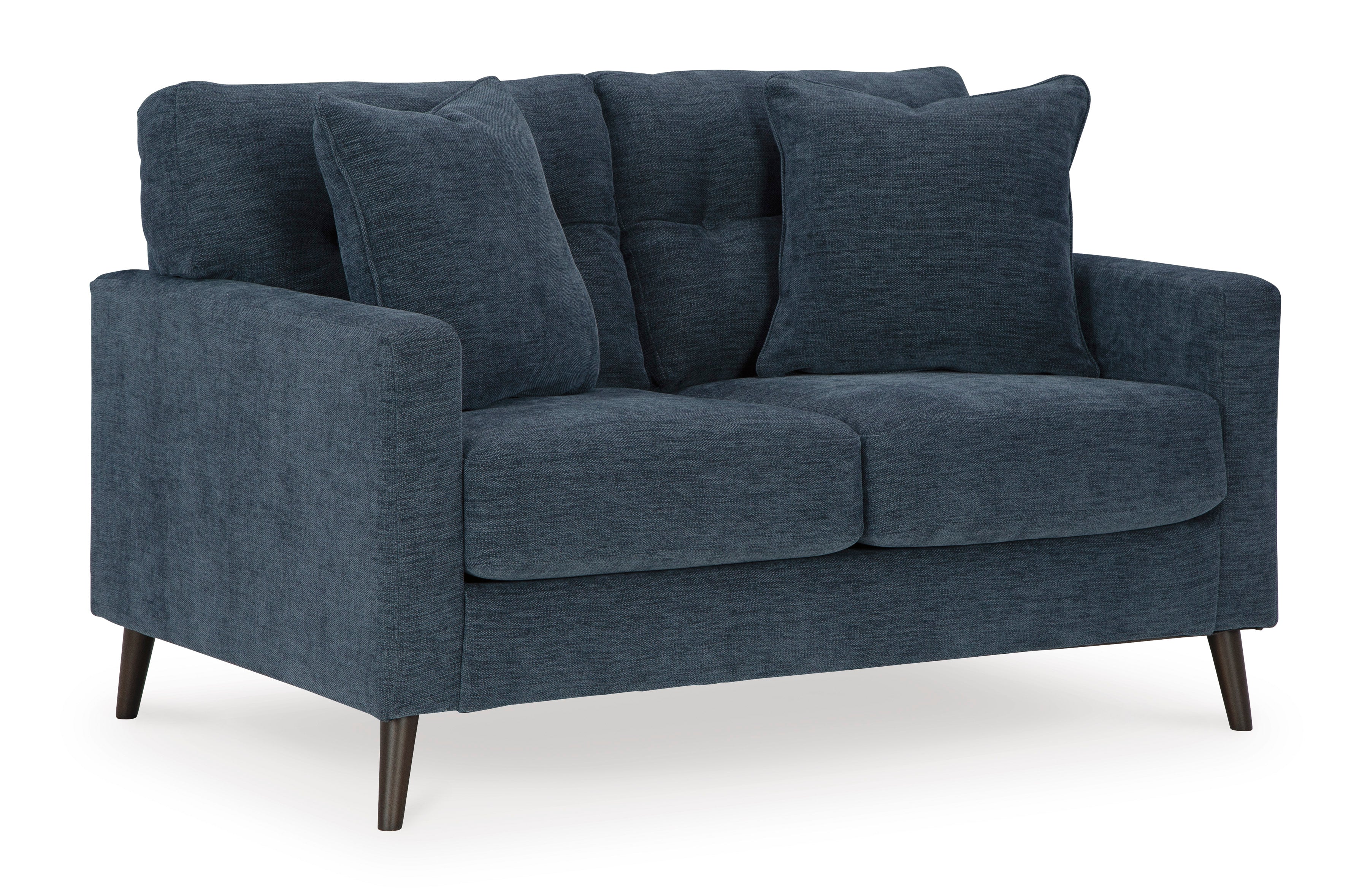 Bixler 2 Seaters Sofa - Navy Fabric | Modern & Durable Lounge – InStyle ...
