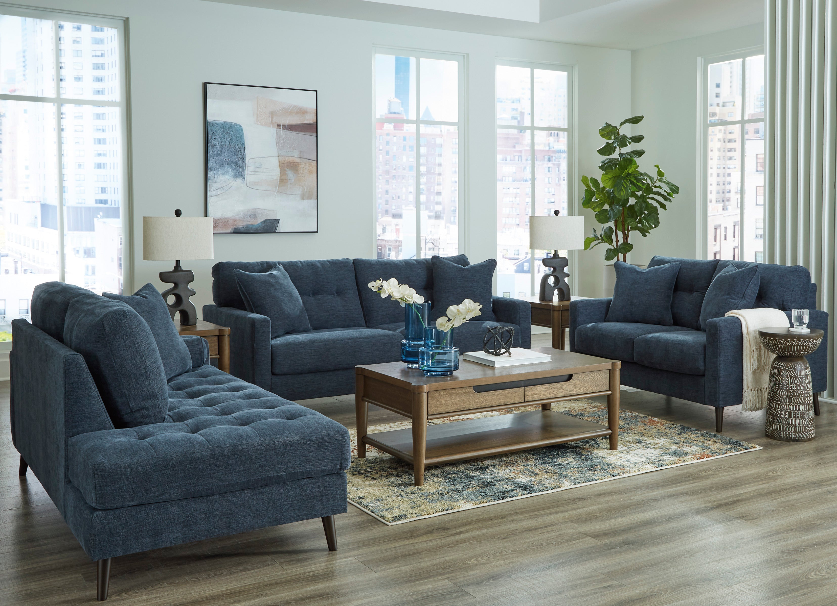 Bixler Navy Lounge Suite