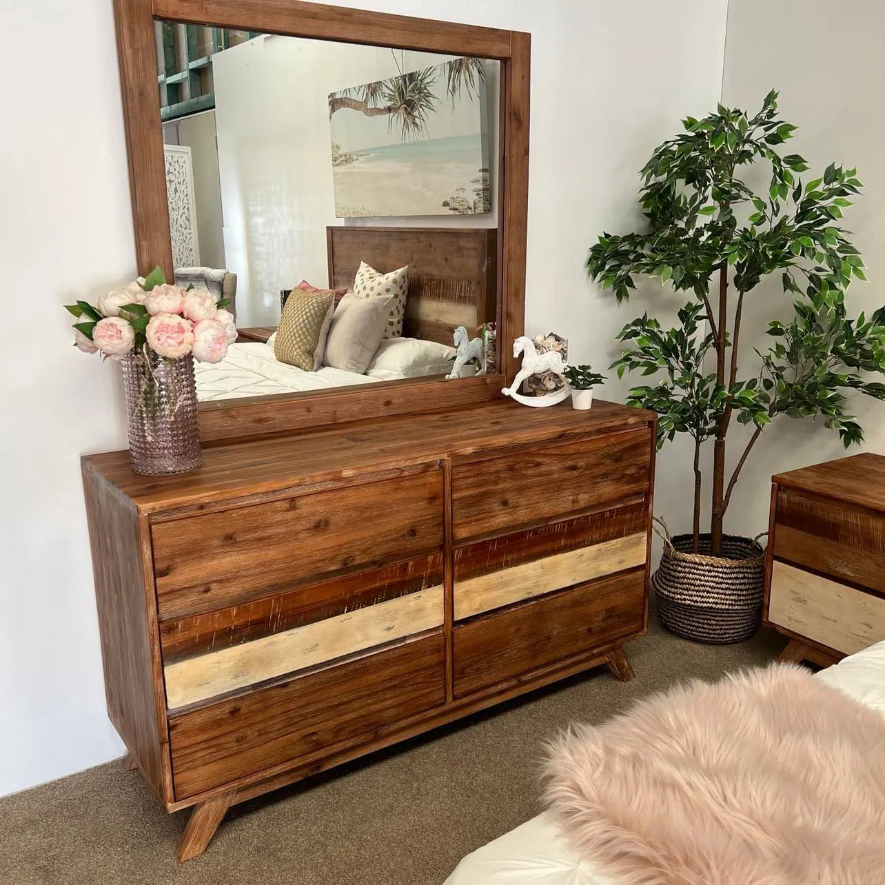 Boatwood Dresser - Multi Mocha