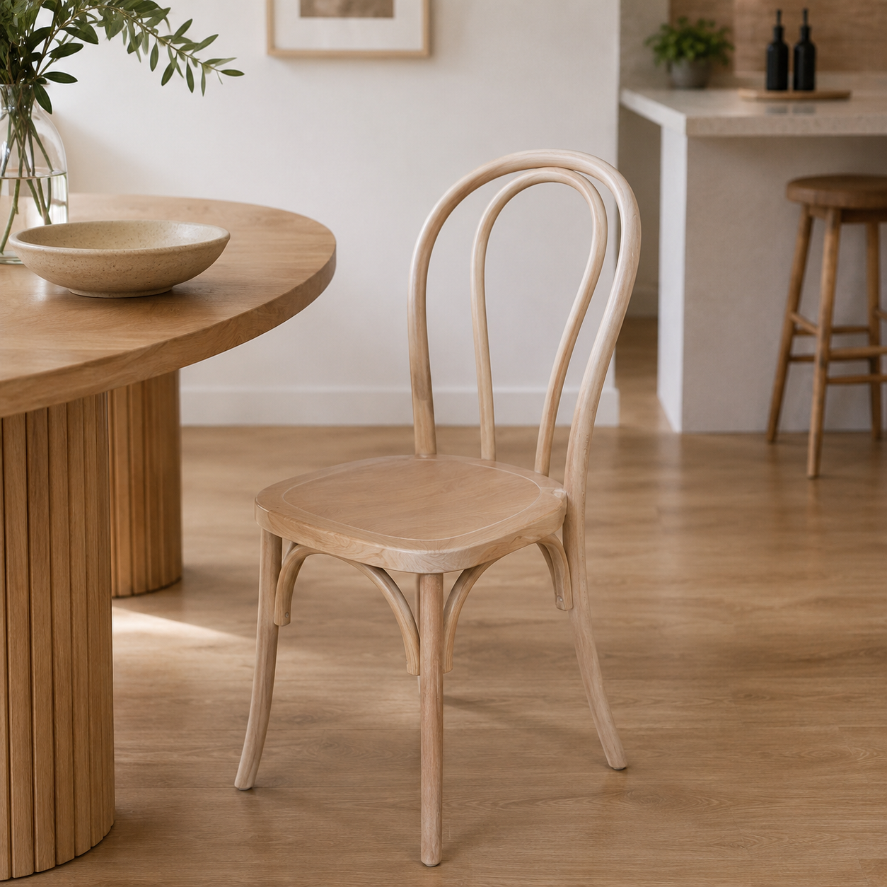 Brighton Stackable Chair - Natural Timber Seat