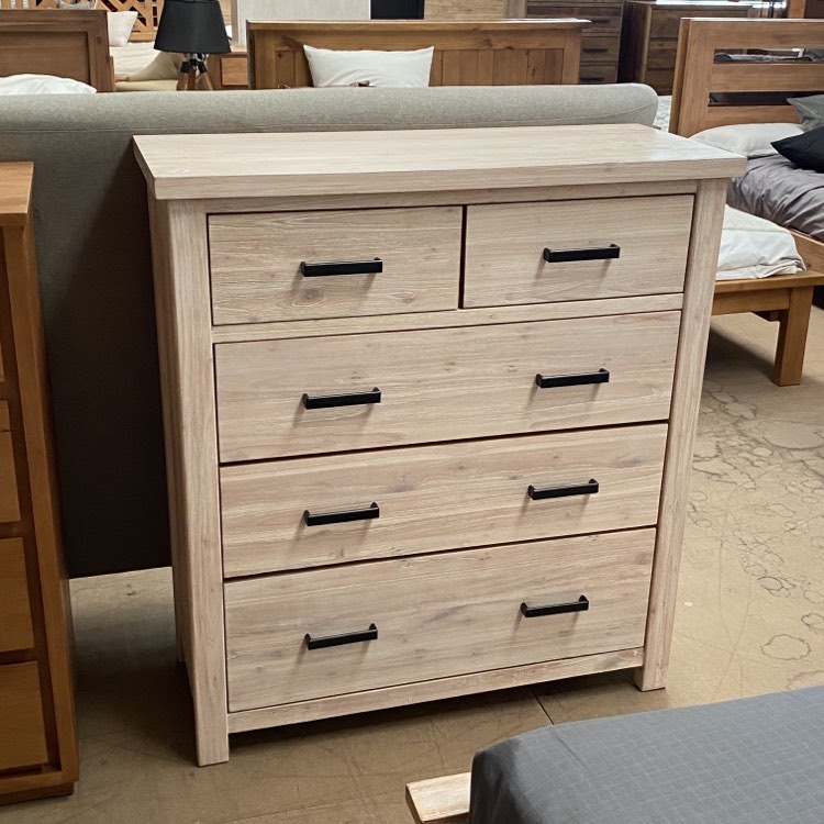 Cancun Coastal Tallboy - White Wash