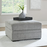 Casselbury Storage Ottoman Cement Fabric