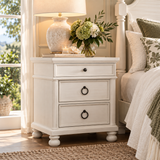 Chadworth Bedside Table – Antique White