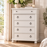 Chadworth Tallboy – Antique White