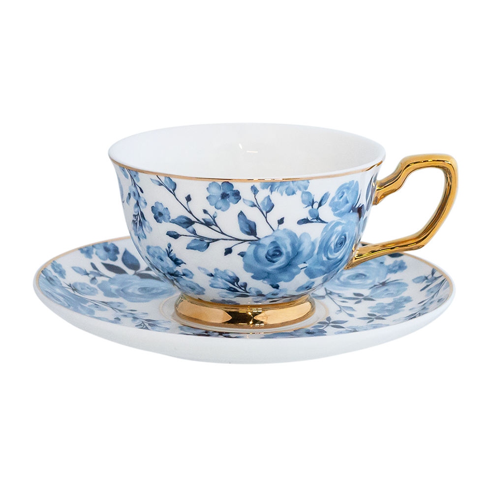 Teacup & Saucer Charlotte Blue