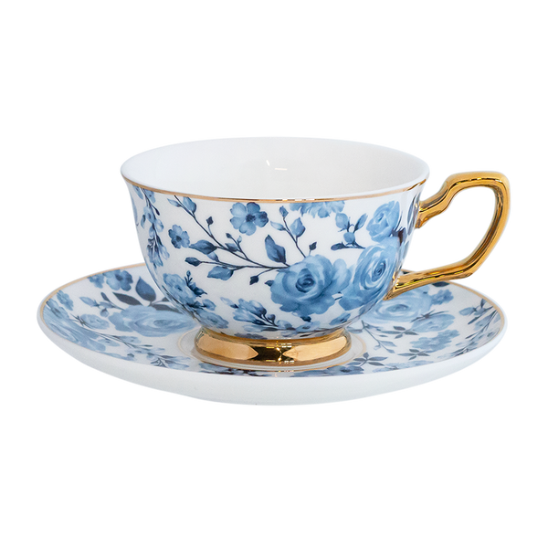 Teacup & Saucer Charlotte Blue