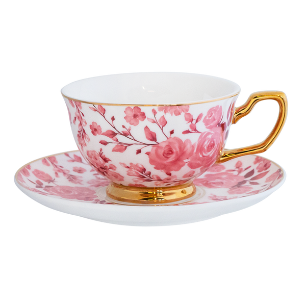 Teacup & Saucer Charlotte Rose