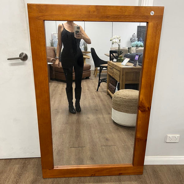CLEARANCE - Mirror 140cm x 90cm - Oak