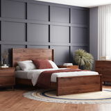 Crown Bed - Dark Oak