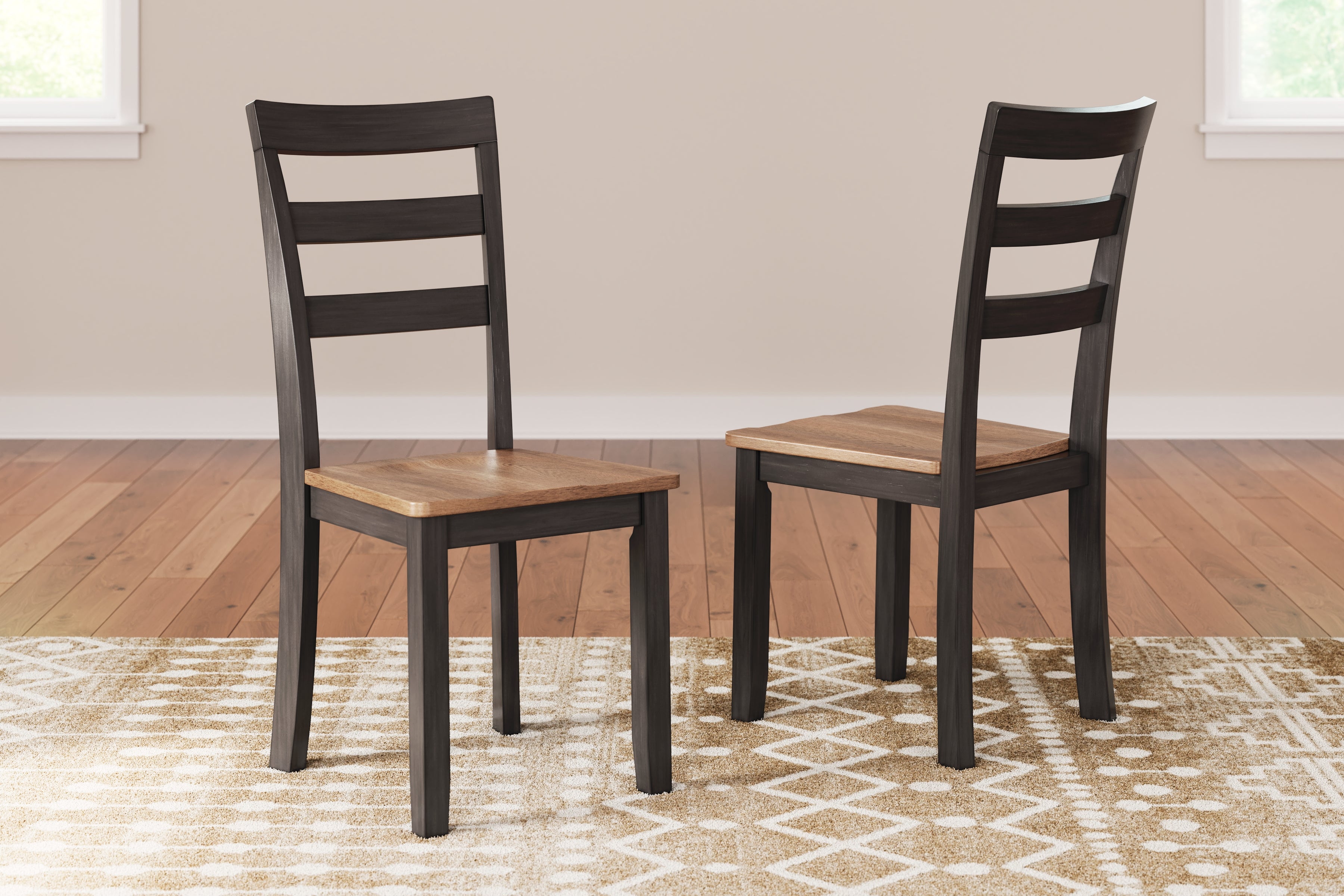 Gesthaven Solid Wood Side Dining Chair – Brown/Natural