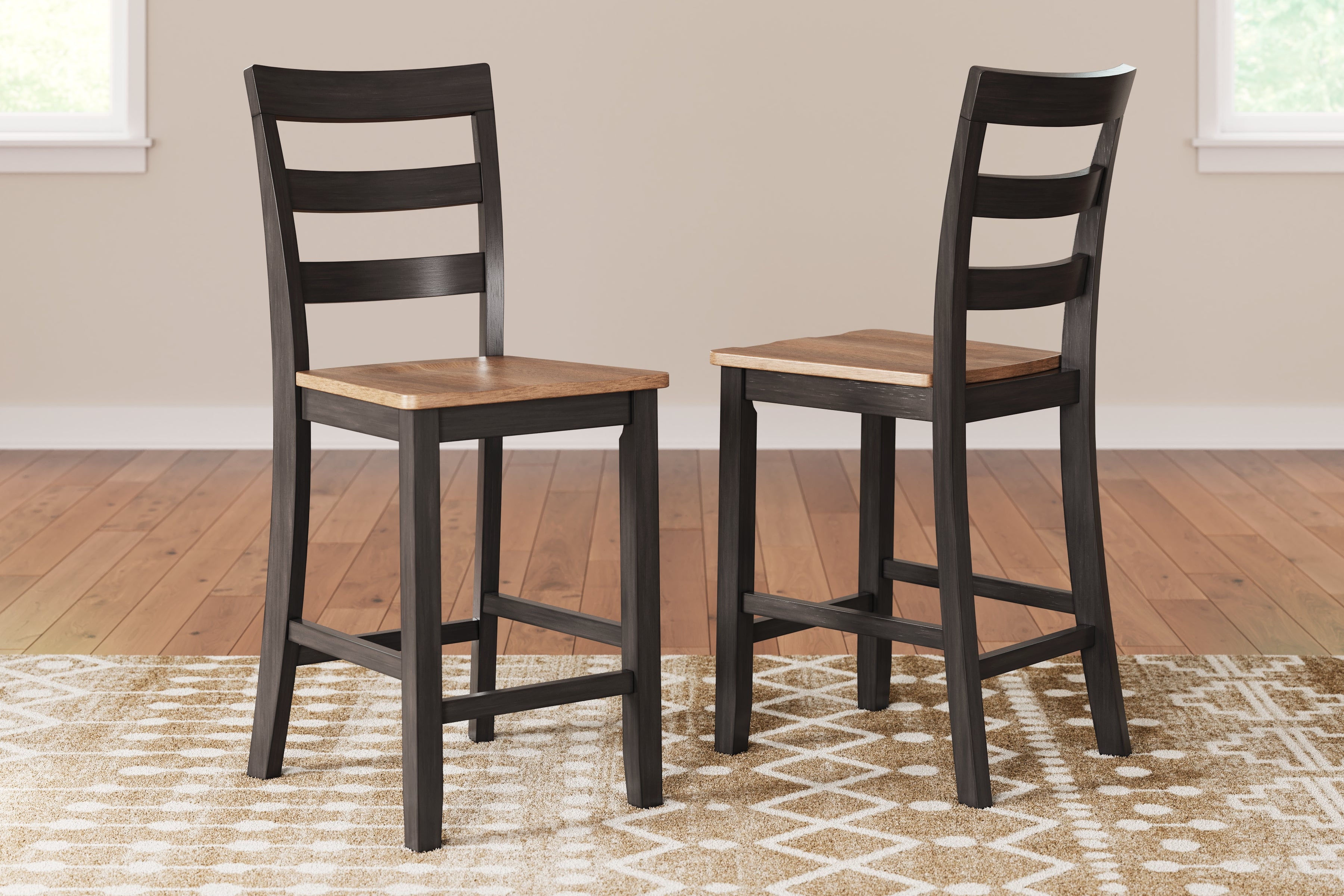 Gesthaven Counter Height Bar Stool – Brown/Natural