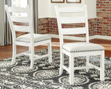 Valebeck Upholstered Dining Chair – Beige/White