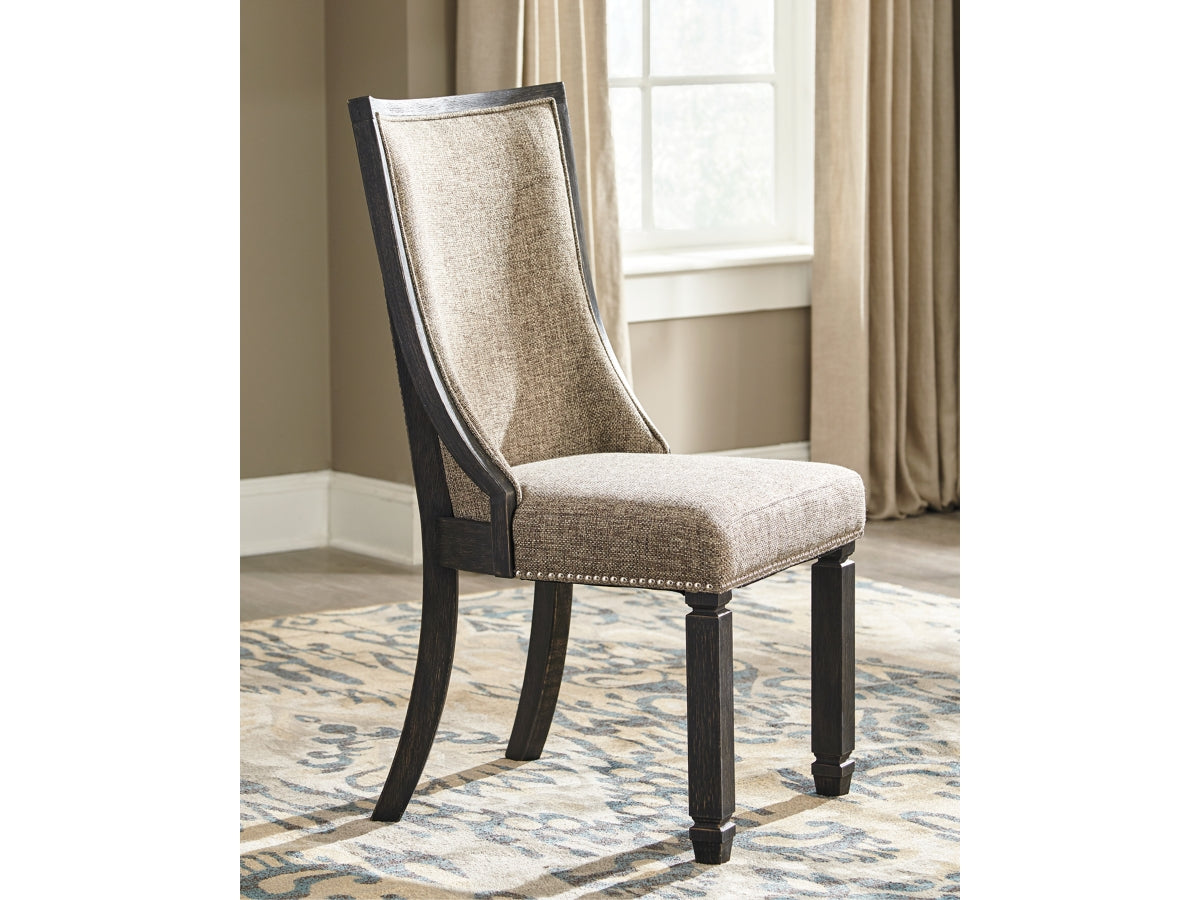 Tyler Creek Dining Chair – Black / Grayish Brown